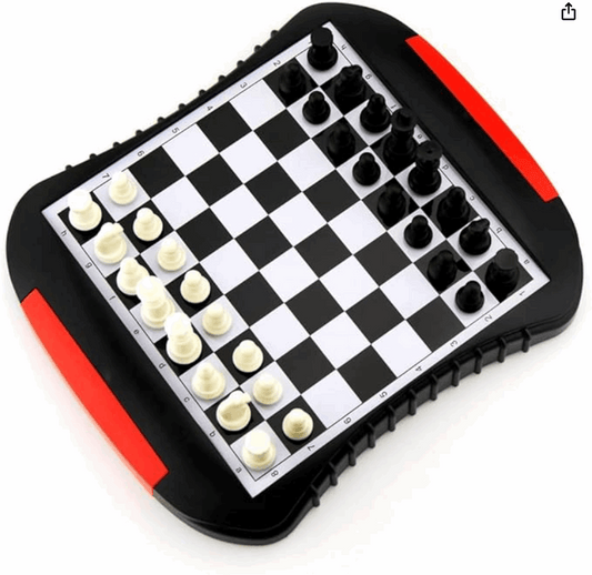Chess Set Chess Board Plastic Chess Set with Storage Drawer - Kinder Kreato