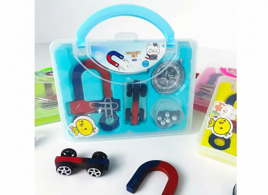 STEM Magnet Kit for Kids – Science Experiment Set with Magnetic Tools