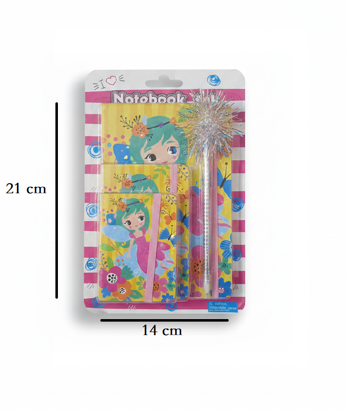 Fairy Notebook 3PC Set – Magical & Adorable - Kinder Kreato