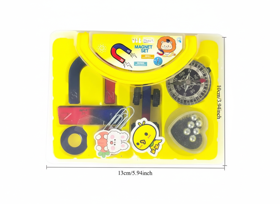 STEM Magnet Kit for Kids – Science Experiment Set with Magnetic Tools