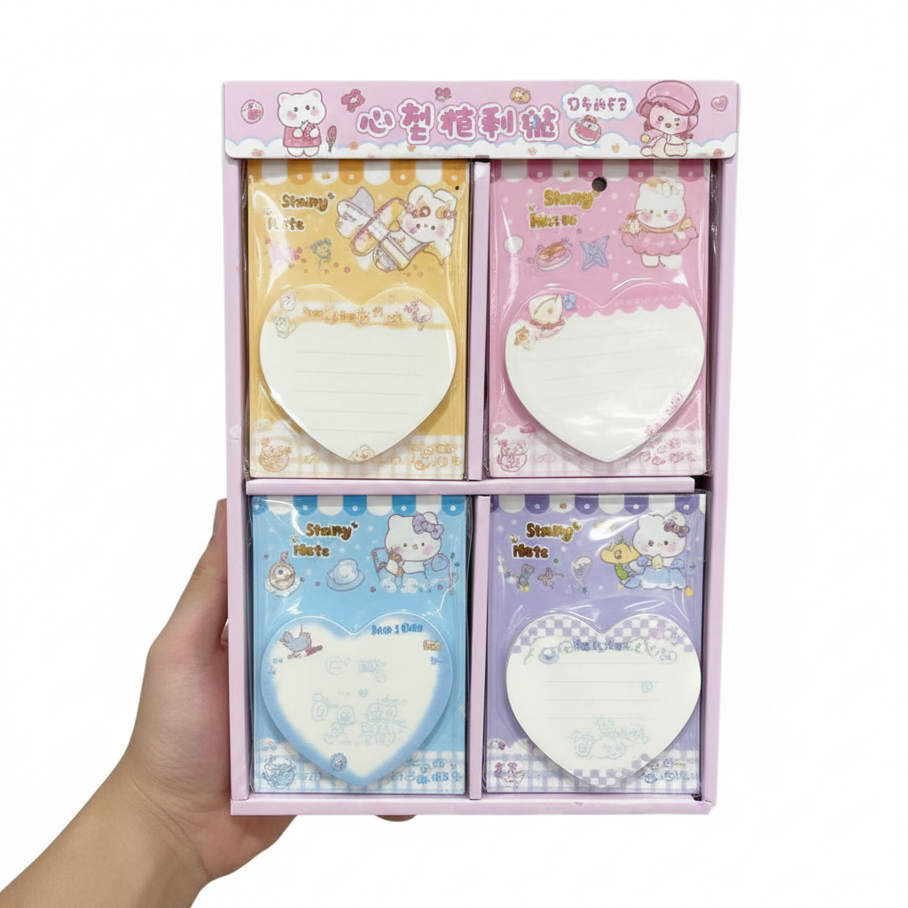 Heart Shaped Sticky Notes