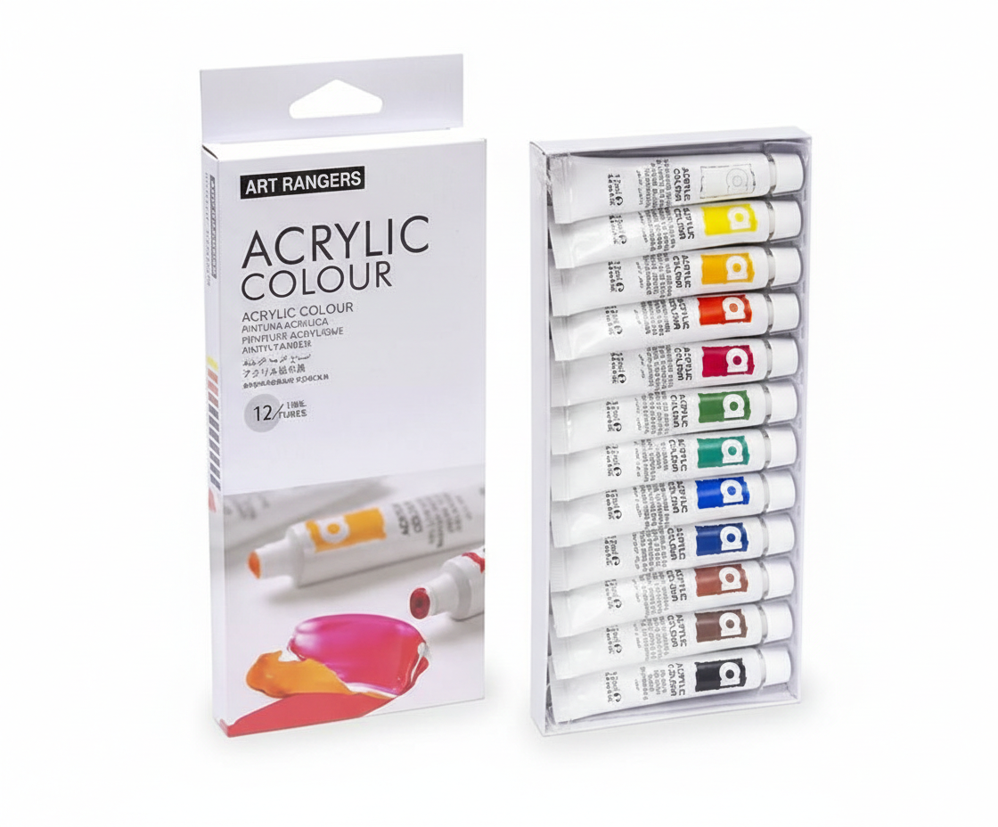 Art Rangers Acrylic Paint Set – 12 Colors x 12ml