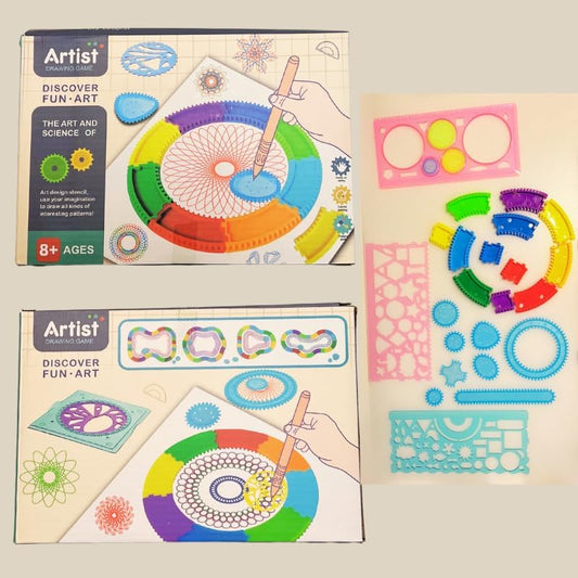 Power Box Spirofun: Geometric Spiro Art Kit - Templates for Arts - Kinder Kreato
