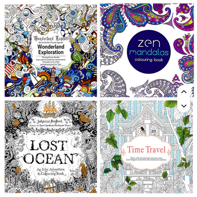 Colored Pencil Coloring Books – Set of 8 | Relax & Create Art - Kinder Kreato