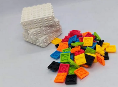 Speed Rubix Cube 3x3, Compatible with Lego - Kinder Kreato