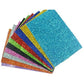 Glitter Foamic Sheets A4 Size Mix colour-Pack of 10 - Kinder Kreato