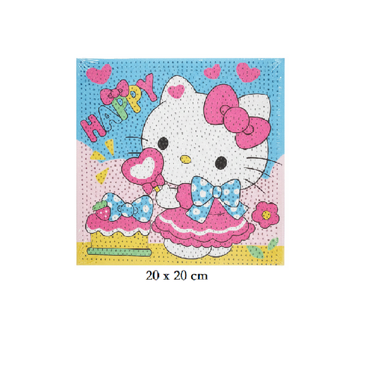 Diamond Painting Kit – 20x20 cm | Kittey - Kinder Kreato