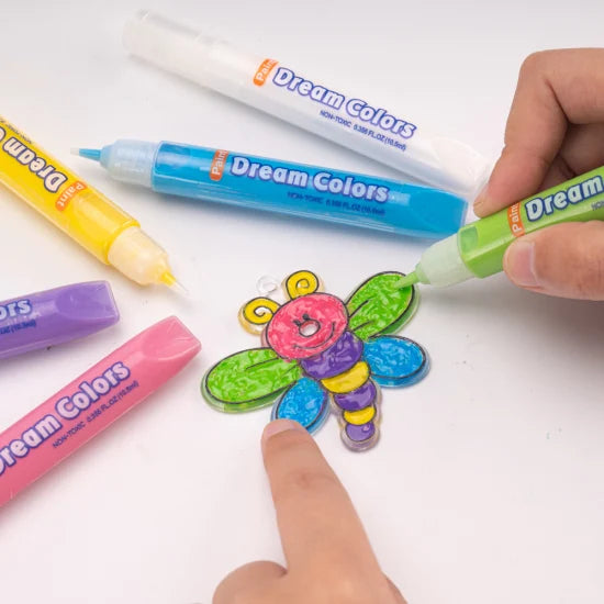 3D Glass Window Glue Set with Keychain - Kinder Kreato