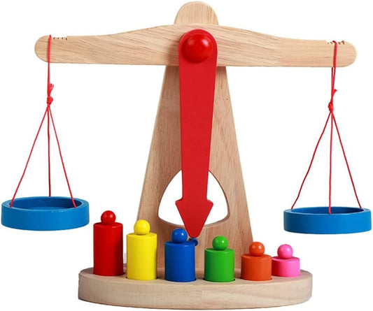 Balance Scale for Kids - Educational Weighing Toy With Weights and Measures - Kinder Kreato