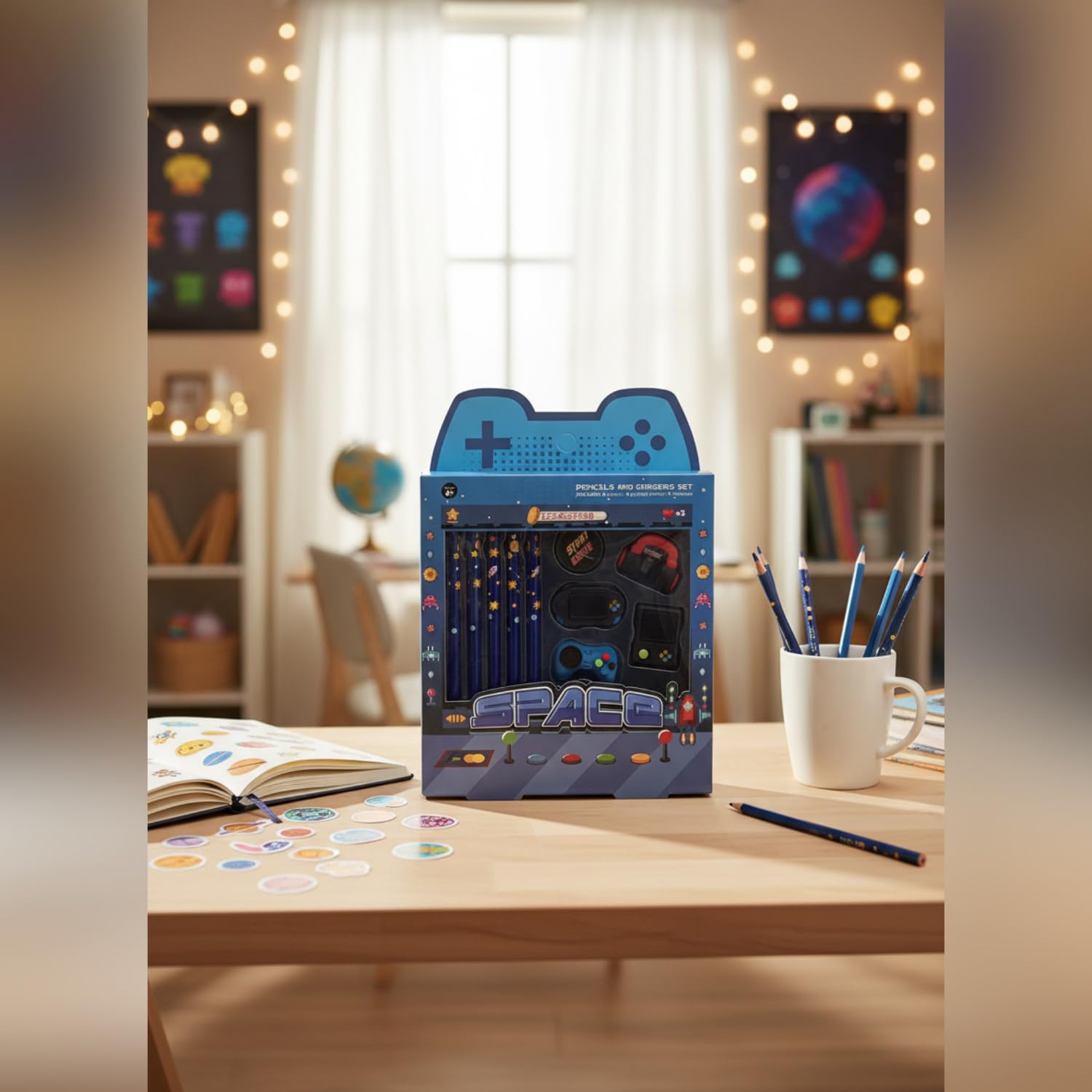 Kids Gaming Stationery Gift Set for Kids - Kinder Kreato