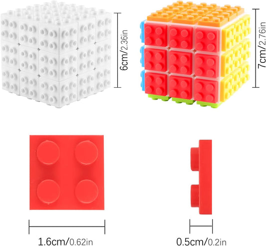 Speed Rubix Cube 3x3, Compatible with Lego - Kinder Kreato