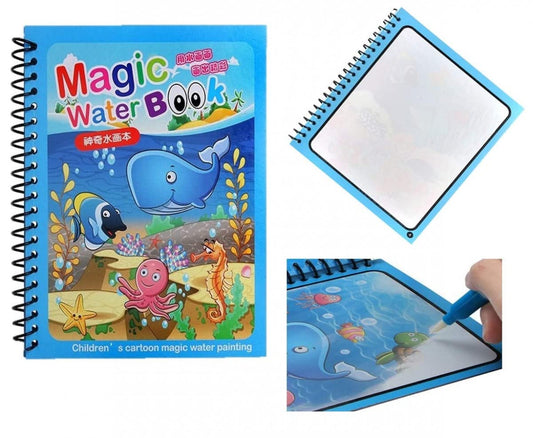 Magical Water Painting Book – Reusable Drawing Set - Kinder Kreato