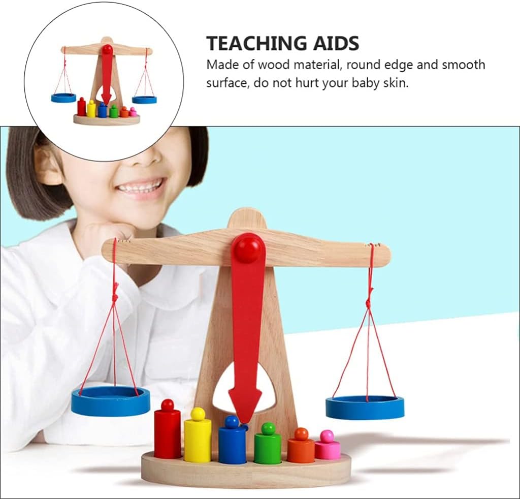 Balance Scale for Kids - Educational Weighing Toy With Weights and Measures - Kinder Kreato