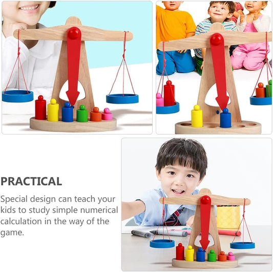 Balance Scale for Kids - Educational Weighing Toy With Weights and Measures - Kinder Kreato