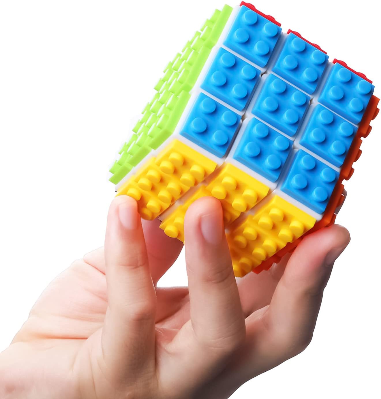 Speed Rubix Cube 3x3, Compatible with Lego - Kinder Kreato