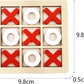 Tic TAC Toe Board Game - 10x10 cm - Kinder Kreato