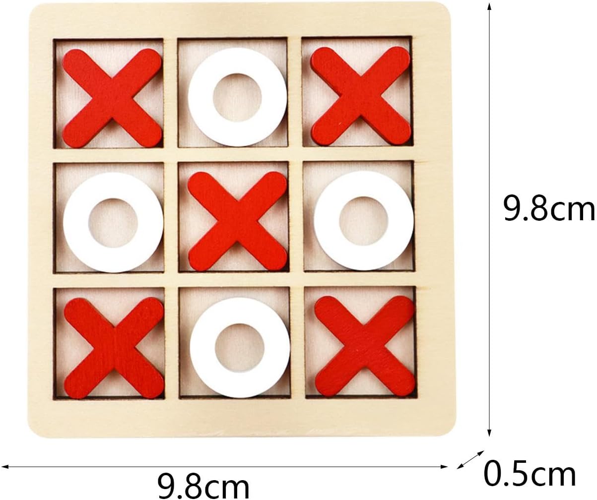 Tic TAC Toe Board Game - 10x10 cm - Kinder Kreato