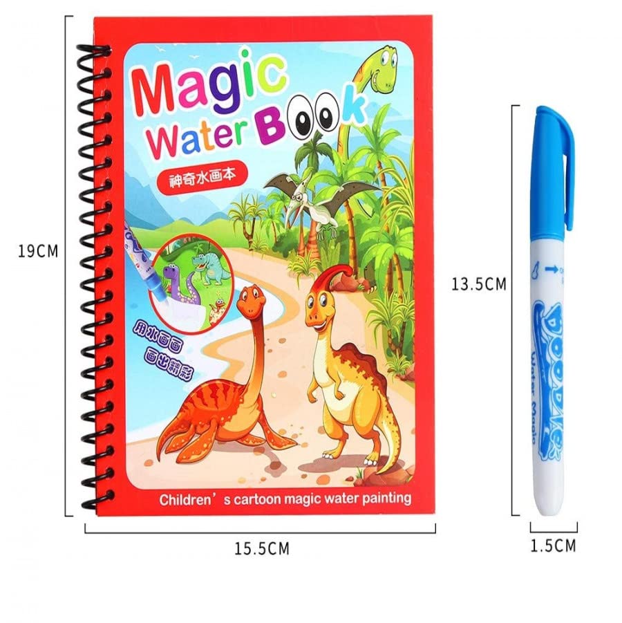 Magical Water Painting Book – Reusable Drawing Set - Kinder Kreato