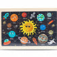 Solar System Transport Wooden A5 Jigsaw Puzzle Set for Kids - Kinder Kreato