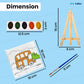 DIY Canvas Painting Kit With Mini Easel Stand - Kinder Kreato