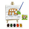 DIY Canvas Painting Kit With Mini Easel Stand - Kinder Kreato