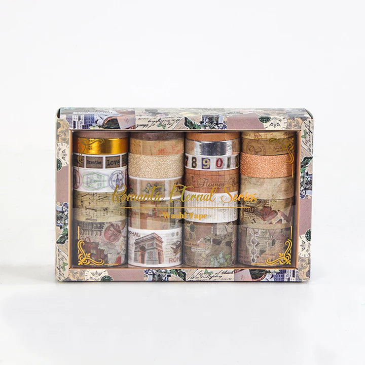 Washi Tape Set – 24 Rolls Decorative Masking Tapes - Kinder Kreato