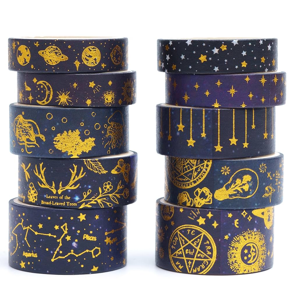 Star Fantasy Washi Tape Set – Pack of 5