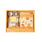 Vintage Vibrant Floral Diary Gift Box – 124 Items (Orange) - Kinder Kreato