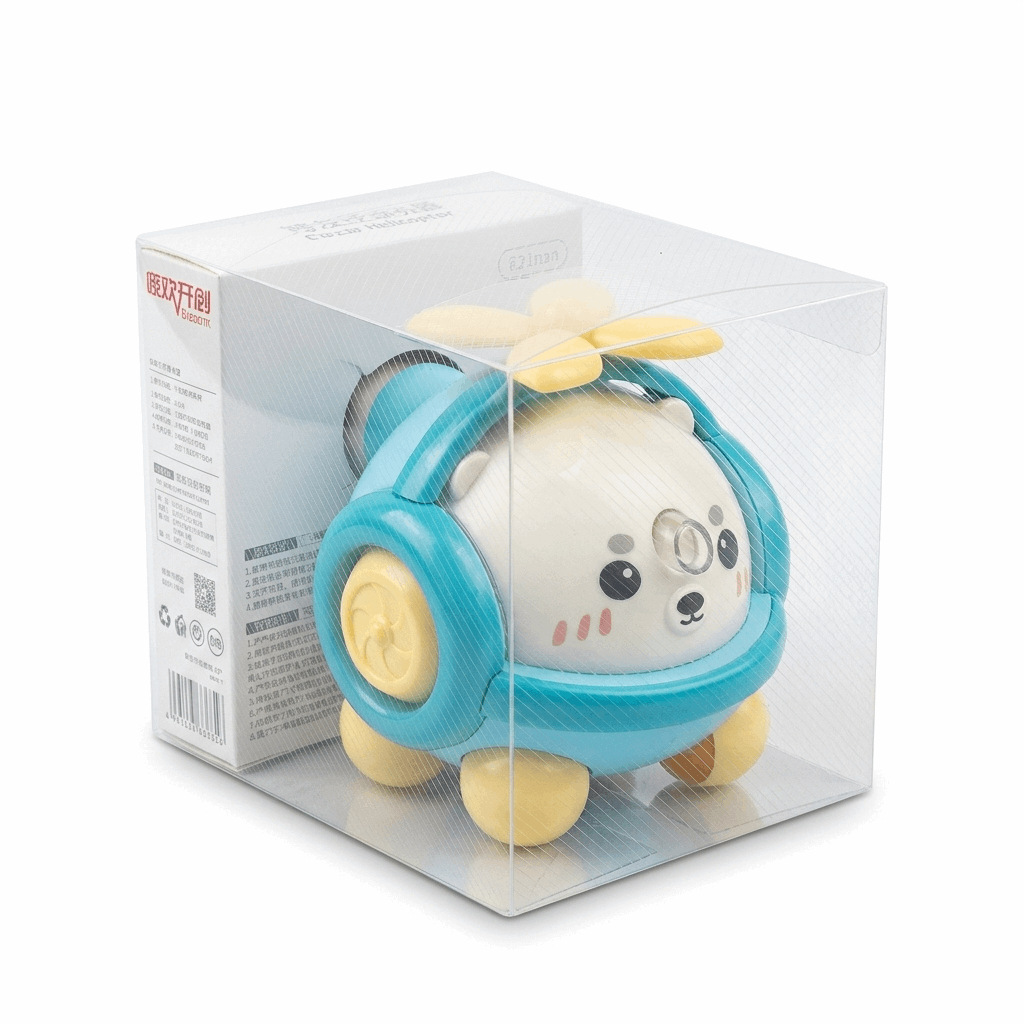 Bear Helicopter Pencil Sharpener – Cute Cartoon Desk Accessory - Kinder Kreato