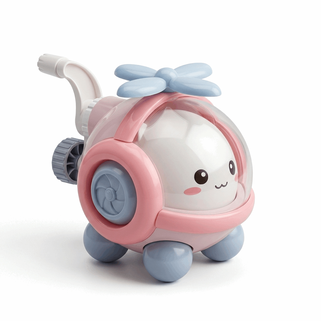 Bear Helicopter Pencil Sharpener – Cute Cartoon Desk Accessory - Kinder Kreato