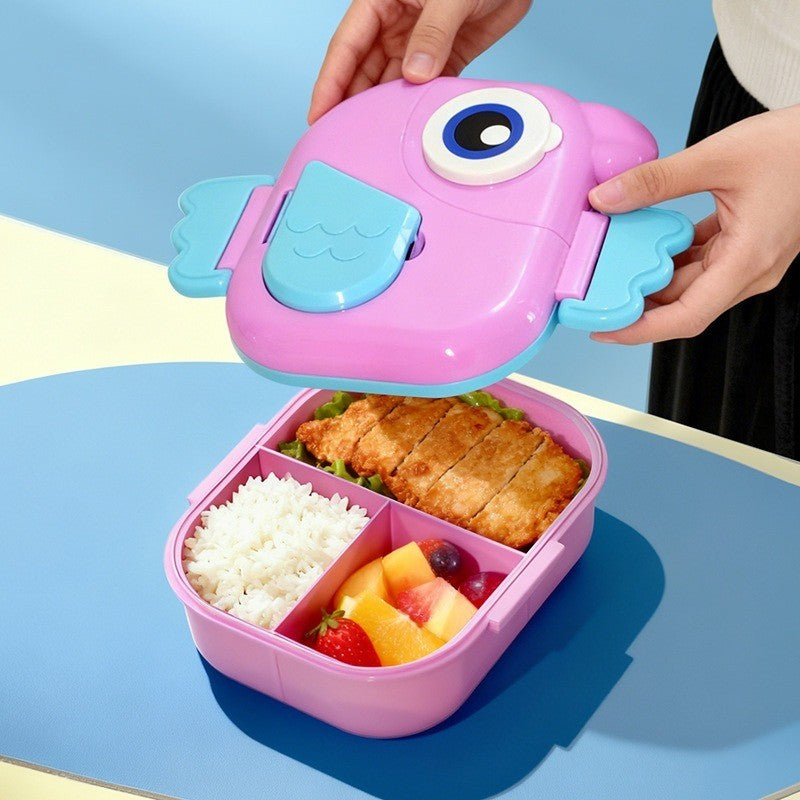 Bird-Shaped Plastic Lunch Box – 750ml BPA-Free Portable Container - Kinder Kreato