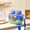 Camera-Shaped Water Bottle – 700ml Cartoon Straw Cup - Kinder Kreato