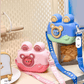 Camera-Shaped Water Bottle – 700ml Cartoon Straw Cup - Kinder Kreato