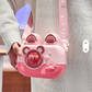 Camera-Shaped Water Bottle – 700ml Cartoon Straw Cup - Kinder Kreato