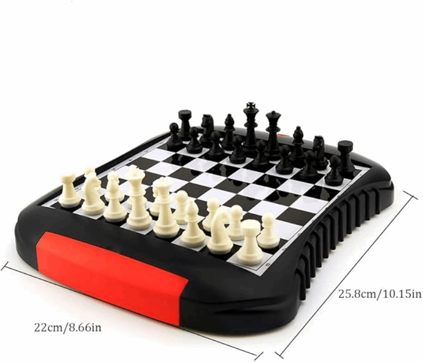 Chess Set Chess Board Plastic Chess Set with Storage Drawer - Kinder Kreato