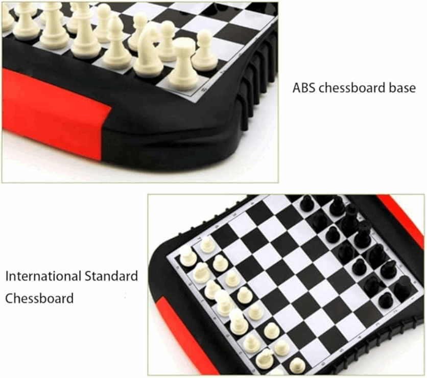 Chess Set Chess Board Plastic Chess Set with Storage Drawer - Kinder Kreato