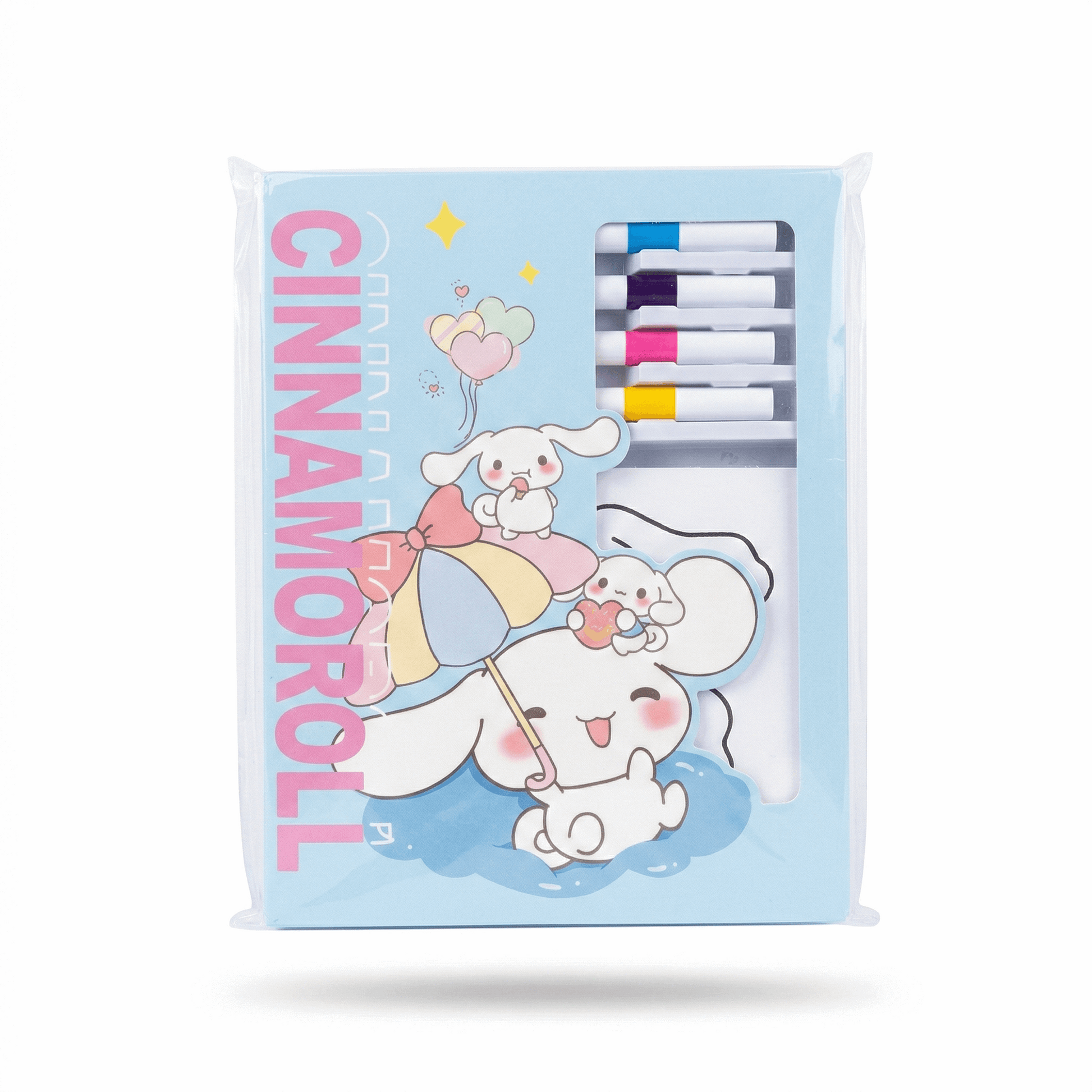 Coloring Cards Activity Set – 24 Cards with Acrylic Markers | Cinnamoroli - Kinder Kreato
