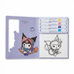 Coloring Cards Activity Set – 24 Cards with Acrylic Markers | Kuromi - Kinder Kreato