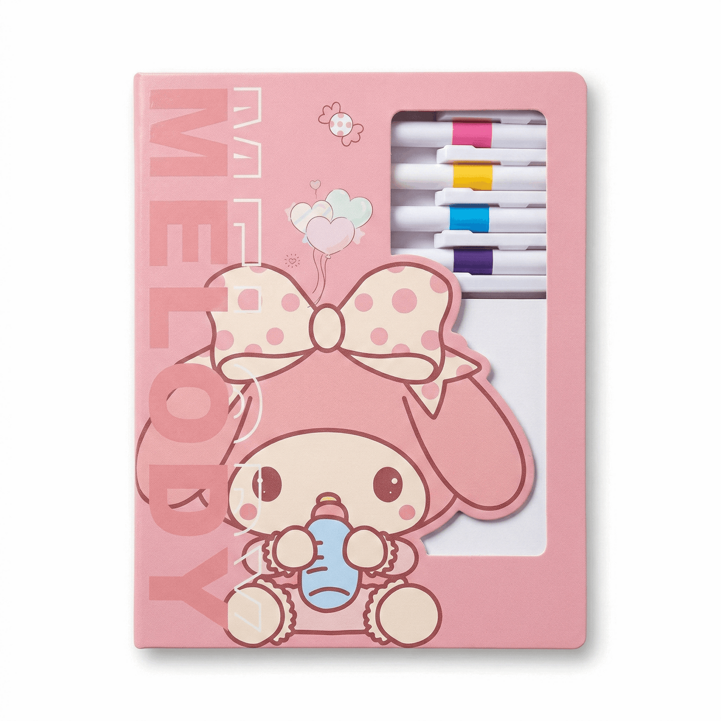 Coloring Cards Activity Set – 24 Cards with Acrylic Markers | Melody - Kinder Kreato