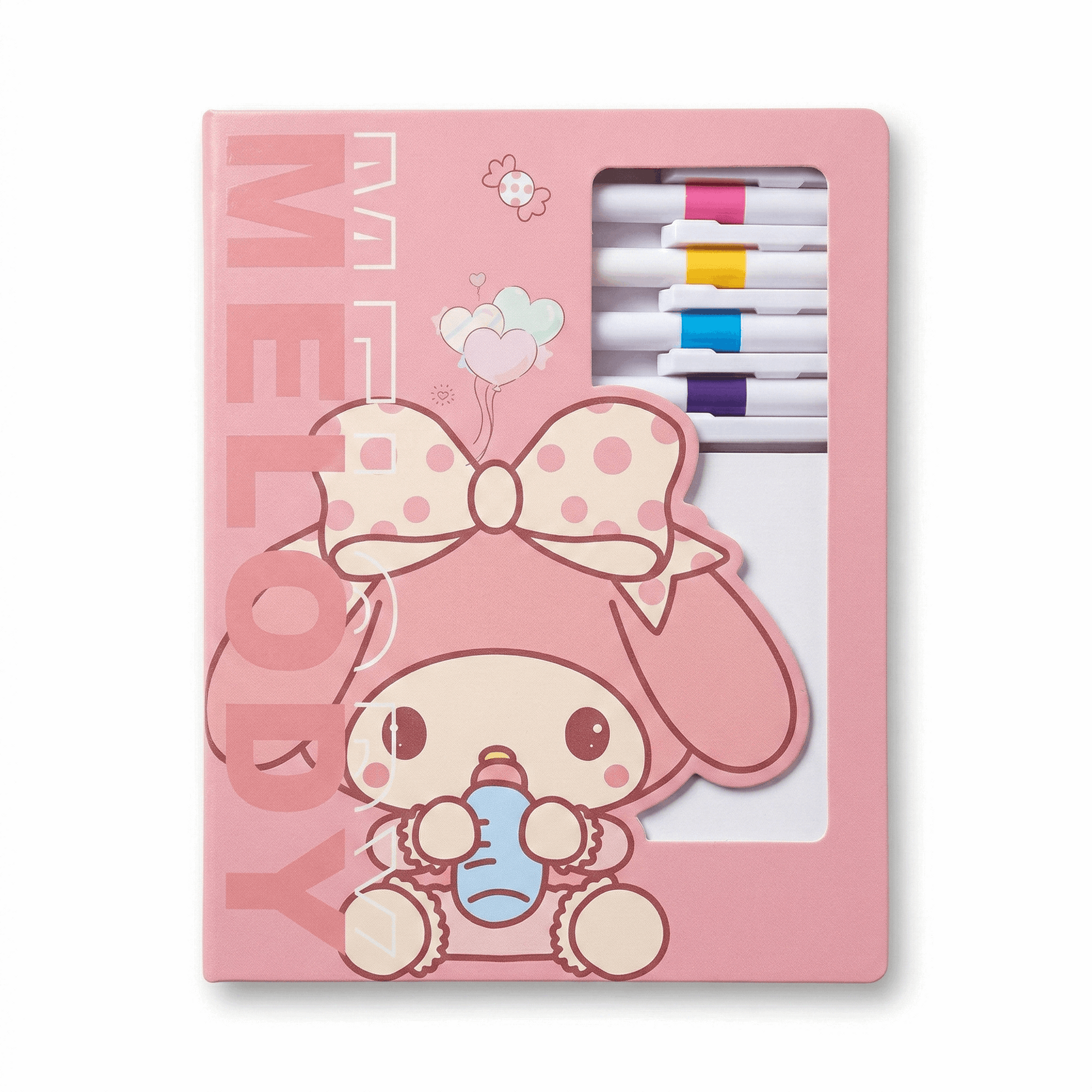 Coloring Cards Activity Set – 24 Cards with Acrylic Markers | Melody - Kinder Kreato