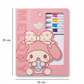 Coloring Cards Activity Set – 24 Cards with Acrylic Markers | Melody - Kinder Kreato