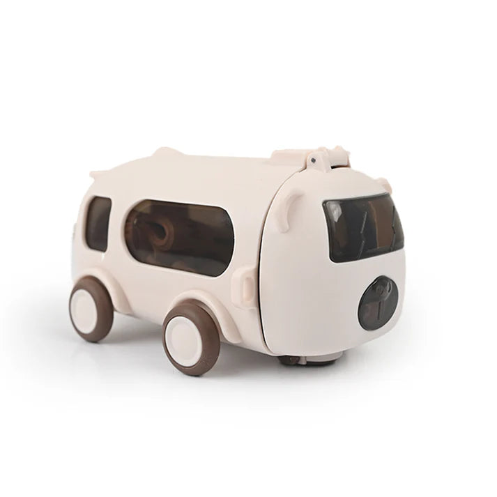 Cool Cute Bus Blue - Water Bottle - Kinder Kreato