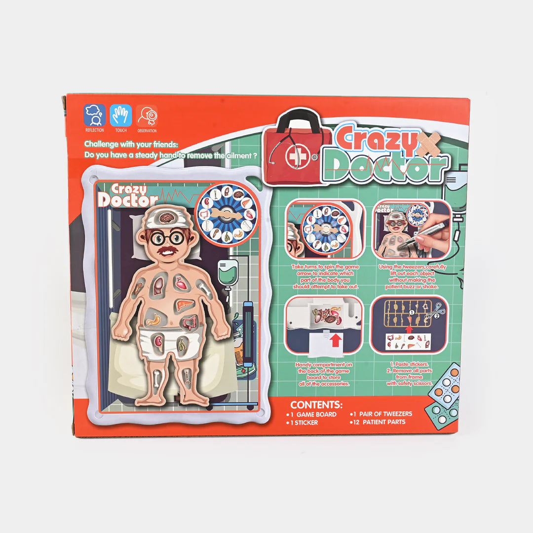 Crazy Doctor Operation Board Game - Kinder Kreato
