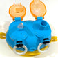 Creative Cartoon Crab Kids Water Bottle – 500ml Portable Straw Cup with Strap - Kinder Kreato