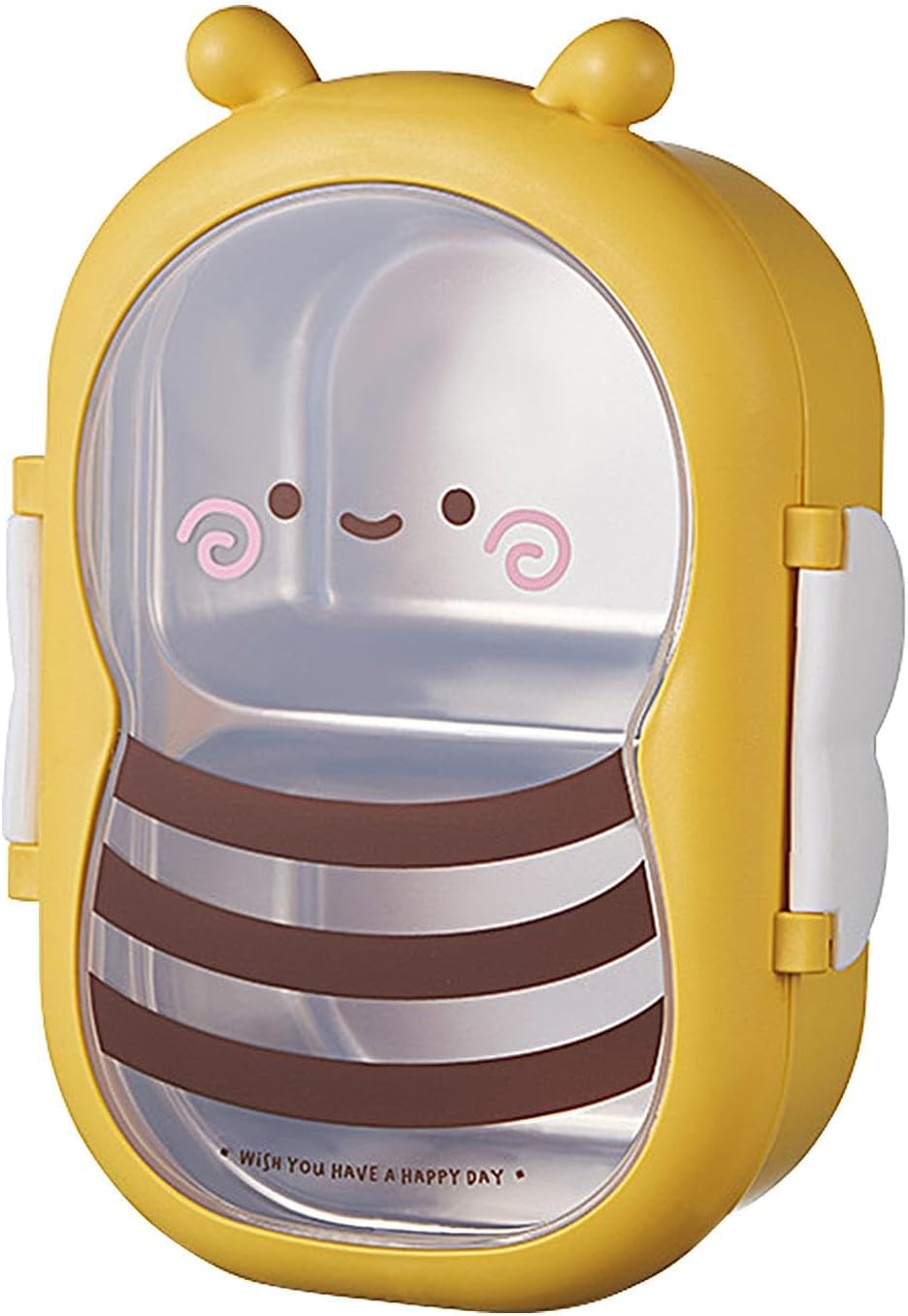 Cute Bee Lunch Container with Safety Lock, Leak Proof - Kinder Kreato