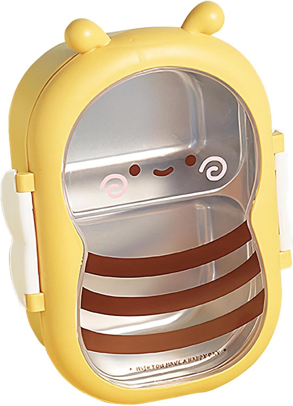 Cute Bee Lunch Container with Safety Lock, Leak Proof - Kinder Kreato
