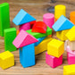 Wooden Building Toy Sensory Geometry Wooden Blocks - Kinder Kreato