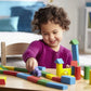 Wooden Building Toy Sensory Geometry Wooden Blocks - Kinder Kreato