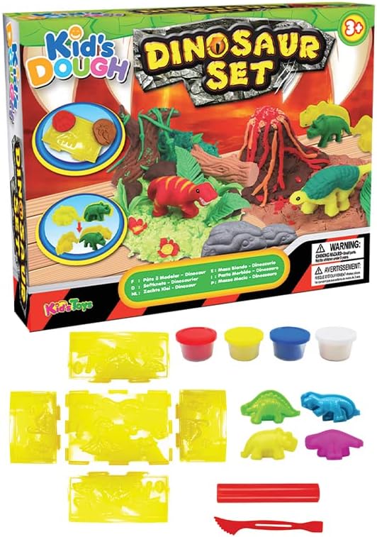 Dinosaurs Toys Playdough Sets - Kinder Kreato