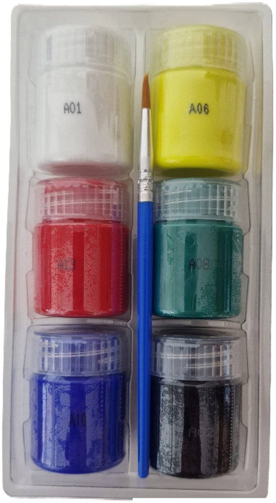 Art Rangers Fabric Paint Set – 6 Colors x 15ml